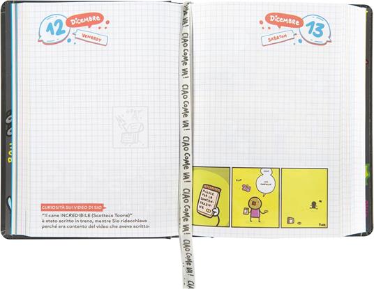 Agenda 16 mesi, 2025-26 Medium Scomix Black - 5