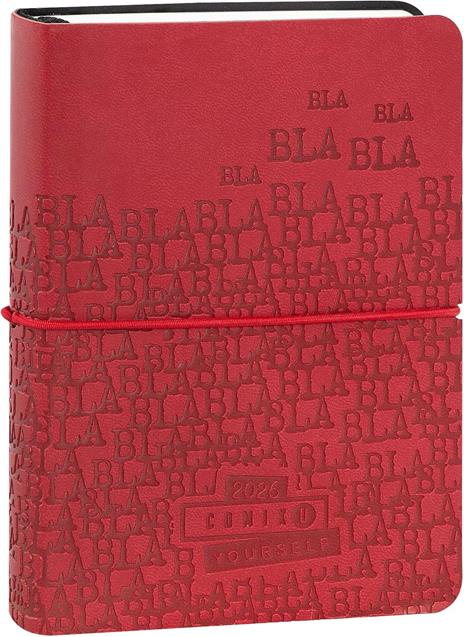 Agenda 16 mesi, 2025-26 Day Mini Comix U Yourself Special Bla Dark Red