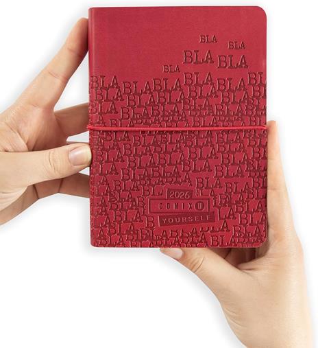 Agenda 16 mesi, 2025-26 Day Mini Comix U Yourself Special Bla Dark Red - 3