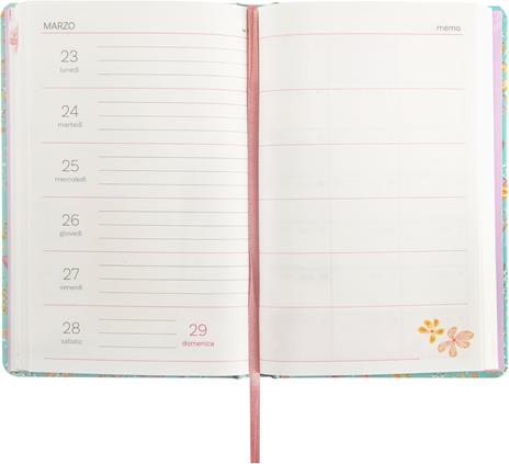 Agenda Settimanale 13 mesi, 2025-26 Turnowsky Summer Flowers - 4