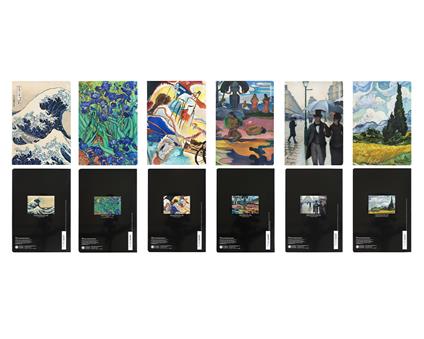 Quaderno Maxi bianco Haltadefinizione Art Collection. Copertine con quadri famosi