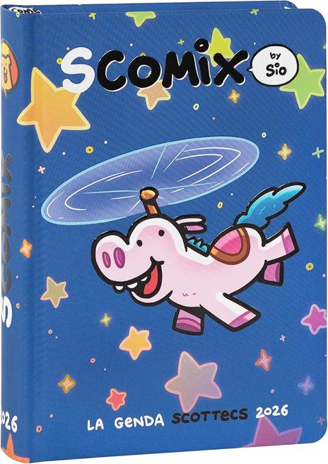 Agenda 16 mesi, 2025-26 Medium Scomix Unicottero