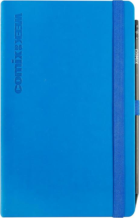 Agenda Comix 12 mesi 2026 Settimanale Large Orizzontale Blu