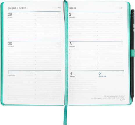 Agenda Comix 12 mesi 2026 Settimanale Large Orizzontale Tiffany TX - 4