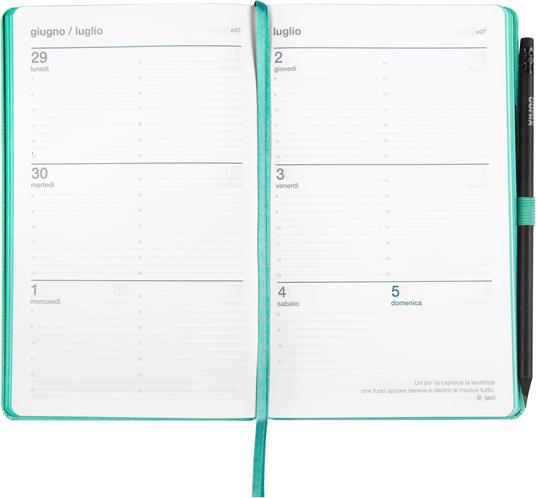 Agenda Comix 12 mesi 2026 Settimanale Large Orizzontale Tiffany TX - 4