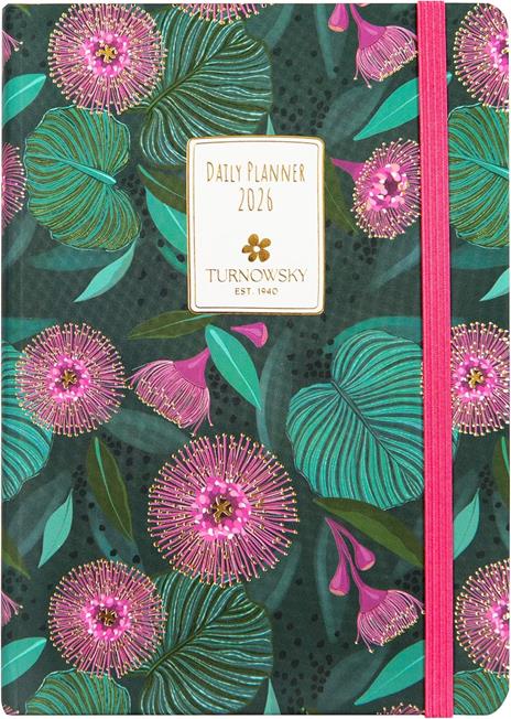 Agenda Giornaliera 12 mesi 2026 Turnowsky Mini Monstera