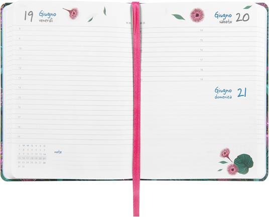 Agenda Giornaliera 12 mesi 2026 Turnowsky Mini Monstera - 3