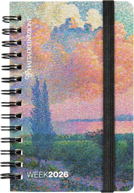 Agenda Settimanale 2026 Spiralata Nuvola Alta Definizione