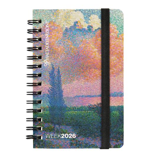 Agenda Settimanale 2026 Spiralata Nuvola Alta Definizione