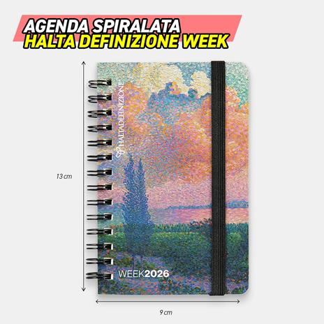 Agenda Settimanale 2026 Spiralata Nuvola Alta Definizione - 3