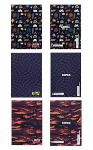 Quaderno Standard 1R Comix Allover, a righe