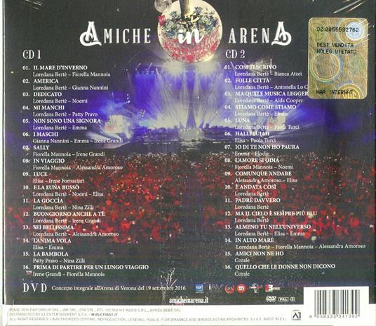 Amiche in Arena - CD Audio + DVD - 2