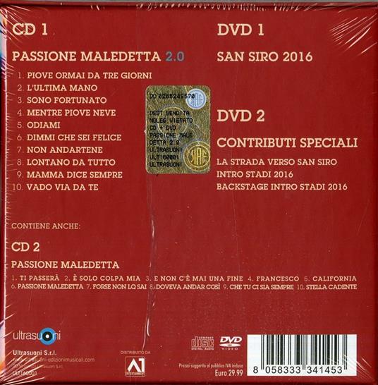 Passione maledetta 2.0 - CD Audio + DVD di Modà - 2