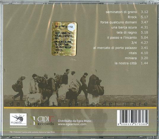 Da questa parte del mare (New Edition) - CD Audio di Gianmaria Testa - 2
