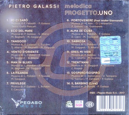 Melodico Progetto Uno - CD Audio di Pietro Galassi - 2