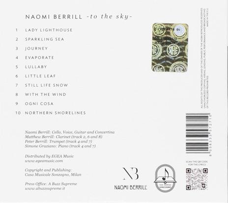 To the Sky - CD Audio di Naomi Berrill - 2
