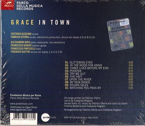Grace in Town (feat. Fabrizio Sferra e Costanza Alegiani) - CD Audio di Grace in Town - 2