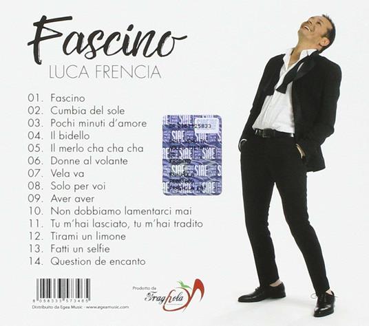 Fascino - CD Audio di Luca Frencia - 2