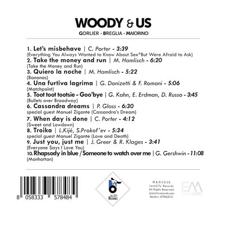Woody & Us - CD Audio di Gorlier-Breglia-Maiorino Trio - 2