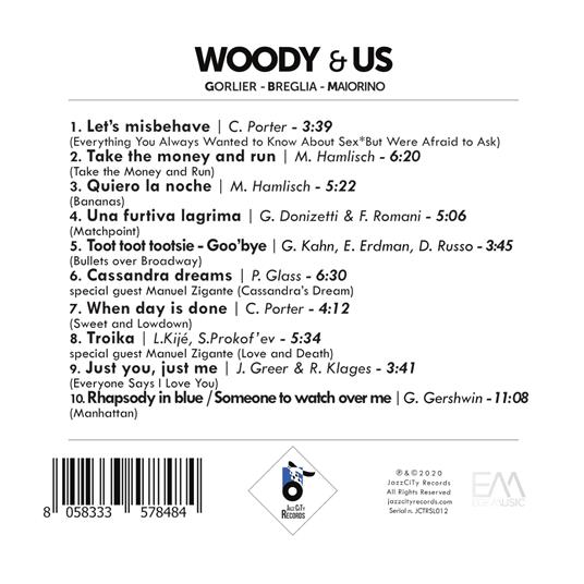 Woody & Us - CD Audio di Gorlier-Breglia-Maiorino Trio - 2
