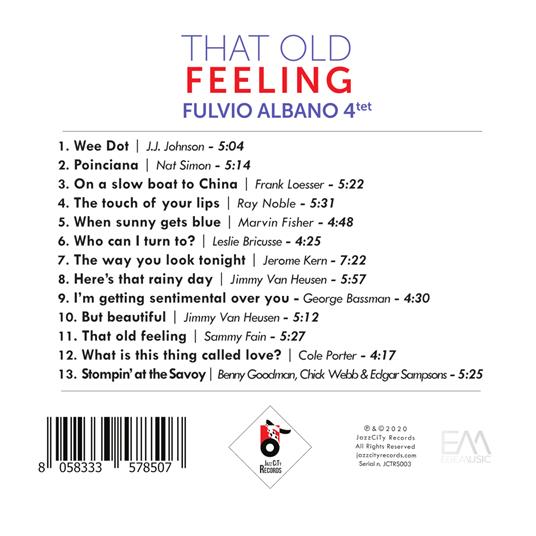 That Old Feeling - CD Audio di Fulvio Albano - 2