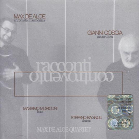 Racconti Controvento - CD Audio di Gianni Coscia,Massimo Moriconi,Max De Aloe,Stefano Bagnoli