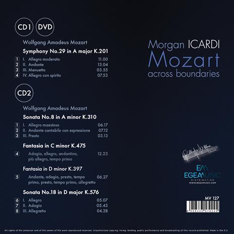 Mozart Across Boundaries - CD Audio + DVD di Wolfgang Amadeus Mozart - 2