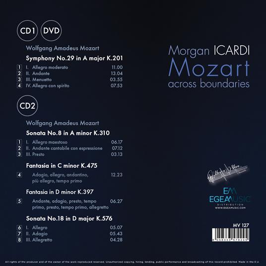Mozart Across Boundaries - CD Audio + DVD di Wolfgang Amadeus Mozart - 2