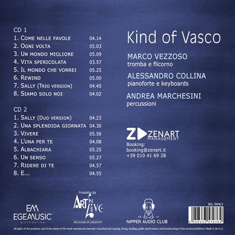 Kind of Vasco - CD Audio di Marco Vezzoso - 2