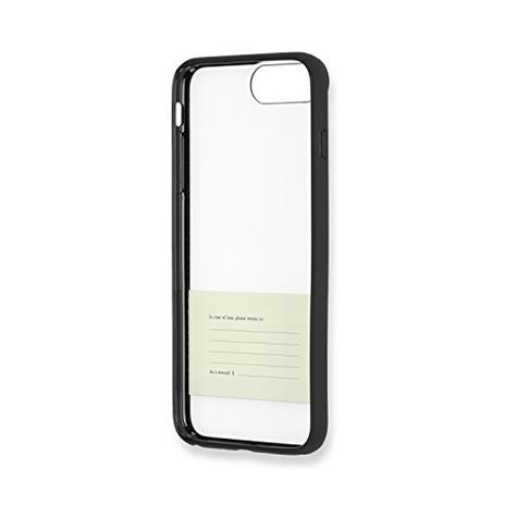 Custodia rigida Moleskine per iPhone 7 Plus con elastico. Nero - 2