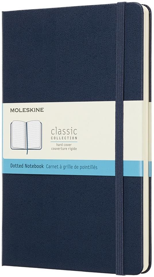 Taccuino Moleskine large puntinato copertina rigida blu. Sapphire Blue -  Moleskine - Cartoleria e scuola