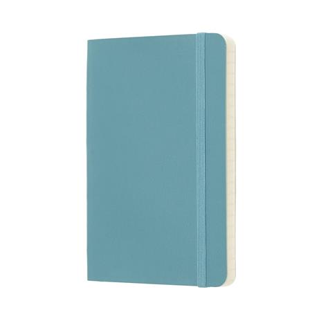 Taccuino Moleskine pocket a righe copertina morbida azzurro. Reef Blue - 2
