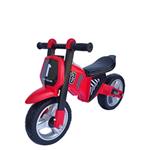 Bicicletta pedagogica rossa per bambino, biciclette senza pedali per bambini
