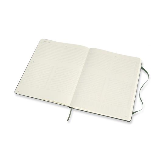 Taccuino Pro Moleskine XL copertina rigida verde. Forest Green - 5