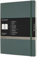 Taccuino Pro Moleskine XL copertina morbida verde. Forest Green