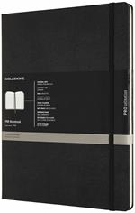Taccuino Pro Moleskine XXL copertina rigida nero. Black