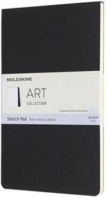 Blocco per schizzi Art Sketch Pad Moleskine large copertina morbida nero. Black