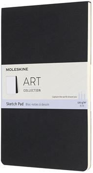 Blocco per schizzi Art Sketch Pad Moleskine large copertina morbida nero. Black