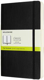 Taccuino Moleskine Expanded large a pagine bianche copertina morbida nero. Black