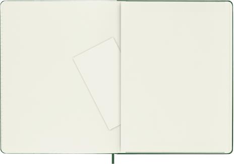 Taccuino Moleskine XL a righe copertina rigida verde. Myrtle Green - 4