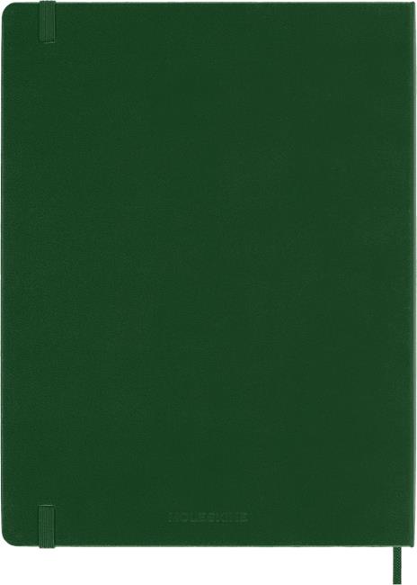 Taccuino Moleskine XL a righe copertina rigida verde. Myrtle Green - 5
