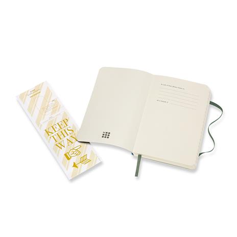 Taccuino Moleskine pocket a righe copertina morbida verde. Myrtle Green - 3