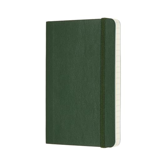 Taccuino Moleskine pocket a righe copertina morbida verde. Myrtle Green - 2