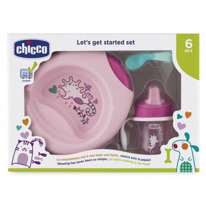 Set Pappa 6M+Per Bambina Rosa