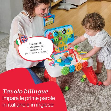 Banco Attività Bilingue - ABC Art & Craft Desk (11550) - 4