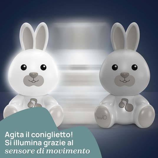 Chicco First Dream Bunny Dreamlight, Luce Notte Coniglietto - 4