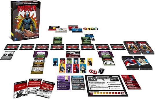 Diabolik Storie 1 - La Lama Della Vendetta. Gioco da tavolo - 2