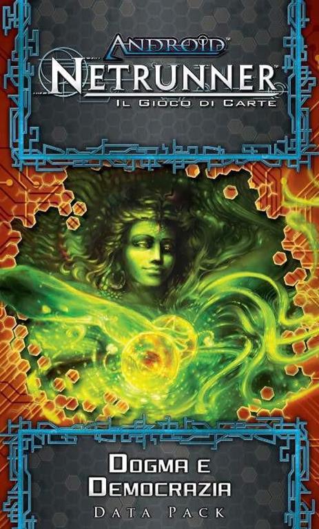 Android Netrunner Dogma e Democrazia. Gioco da tavolo