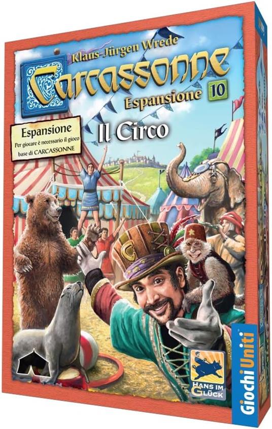 Carcassonne: il circo 10. Gioco da tavolo