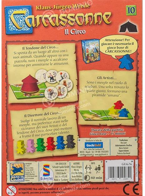Carcassonne: il circo 10. Gioco da tavolo - 3